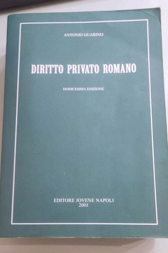Diritto privato romano - , di