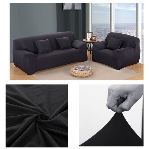 Copridivano elasticizzato nero - elasticizzato,