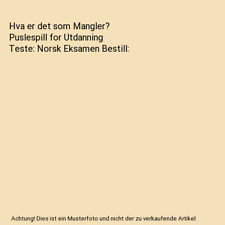 Hva er det som Mangler? Puslespill for Utdanning Teste: Norsk Eksamen Bestill, S