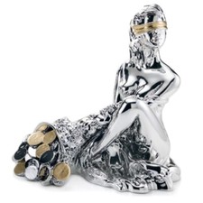 Scultura in Resina Argentata