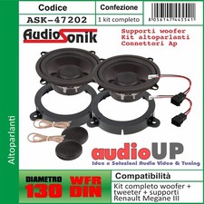 KIT WOOFER 130 mm + TWEETER