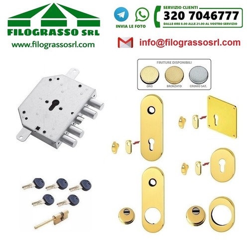 Kit serratura porta blindata - serratura,