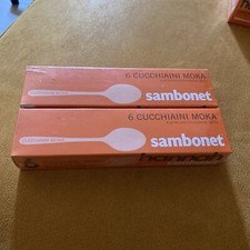 Sambonet Hannah 12 Cucchiaini Caffè Moka Nuovi Sigillati Compasso D’Oro 1994