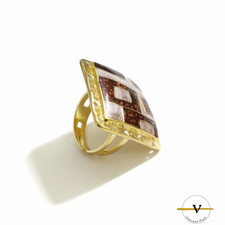 Anello donna scacchi acciaio - anello,