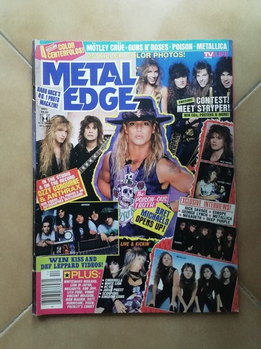 Metal edge 1988 rivista deep - edge,