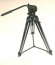 NUOVO MANFROTTO TREPPIEDE VIDEO 547B CON TESTA VIDEO 701HDV SGANCIO RAPIDO 