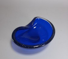 Ciotola Vintage Vetro Murano Bullicante Stile Barovier Seguso Venini cm 13,5