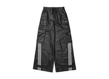 Pantaloni adidas Adilenium Season 3 vintage in ecopelle neri