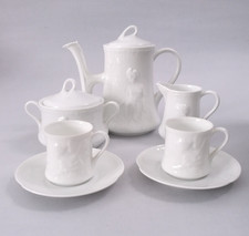 RICHARD GINORI IRIS RARO set caffe caffettiera tazzine tete a tete coffee set