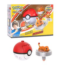 Pokemon Pokeball Battle Spinner Set con Charmander– Giocattolo Trottola Beyblad