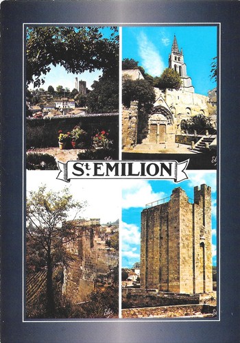 Carte postale saint emilion - carte, saint-emilion