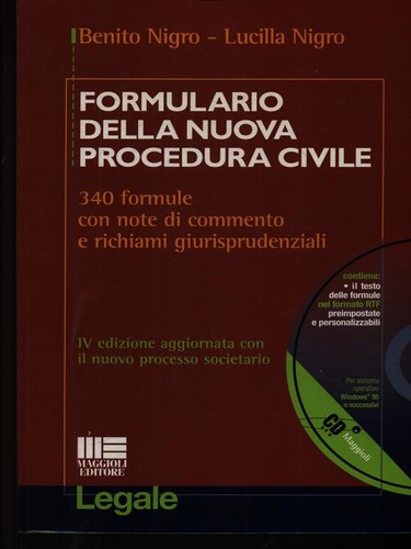 Formulario della nuova - formulario,