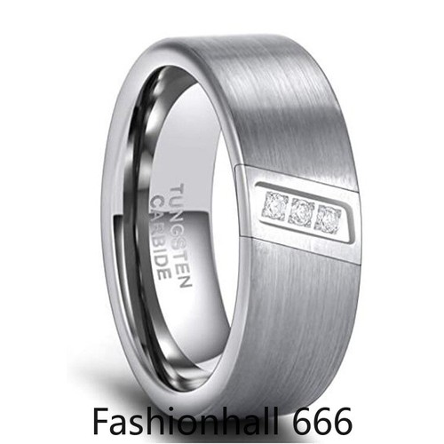 Anello uomo tungsteno 8 - uomo,