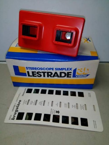 Stereoscopio vintage con - vintage,