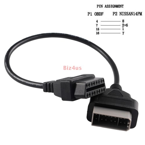 Auto car pin obd1 16pin - 14, to