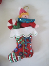 Calza ornamento in feltro