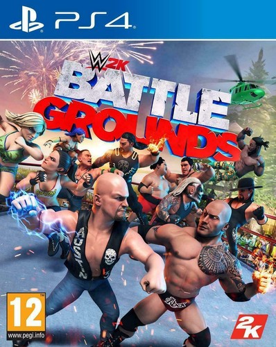 Wwe battlegrounds playstation - wwe,