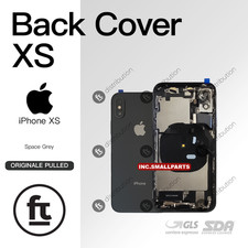 APPLE SCOCCA POSTERIORE IPHONE XS SPACE GREY NERO ORIGINALE INCL. SMALLPARTS PUL