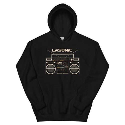 Felpa con cappuccio grafica
