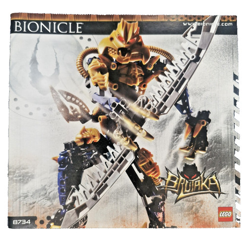 Lego bionicle brutaka 8734 - lego,