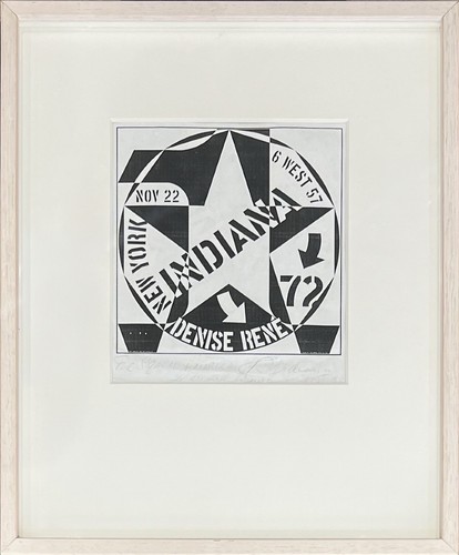 Robert indiana affiche - robert,