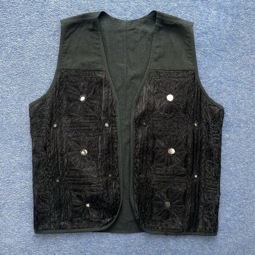 Gilet vintage nero - gilet, m
