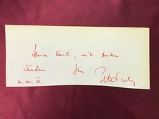 Autogramm PETER WECK-Schauspieler ÖSTERREICH-Heimatlos/Wiener Luft-handsigniert