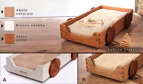 Lettino montessori woodly - lettino,