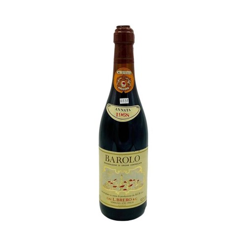 Vintage bottle brero barolo - brero,