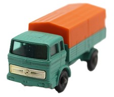 Matchbox 1 mercedes truck mbx green verde orange arancio camion epoca modellino