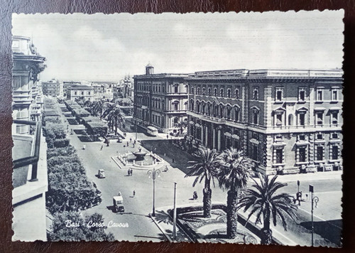 Cartolina bari corso cavour - bari,