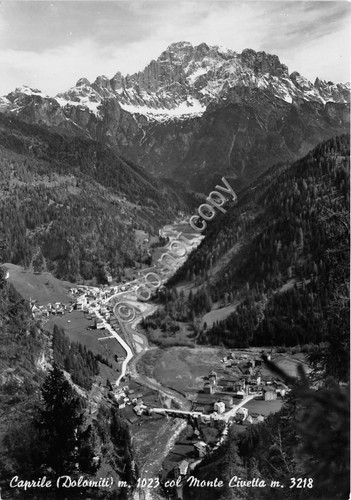 Cartolina caprile panorama - cartolina,