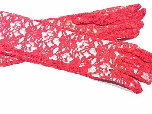 Guanto donna pizzo elastico - guanto,
