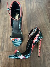 Sandali stiletto floreali