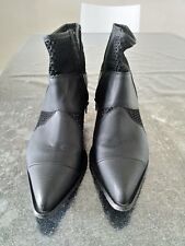 VIC MATIE Stivaletti neri, misura 40, usati in una sola occasione