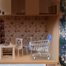  2 pezzi Mini carrello da supermercato: carrello della spesa giocattolo per