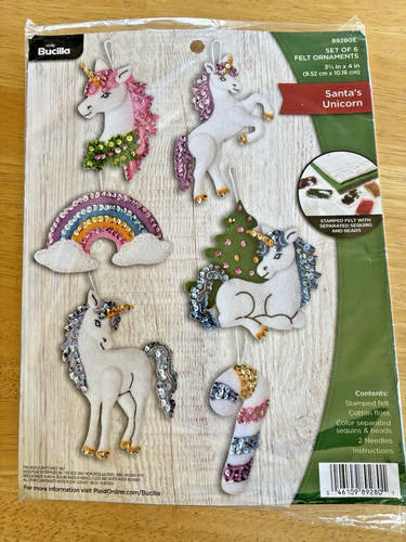 Nuovo kit ornamenti feltro - nuovo, in
