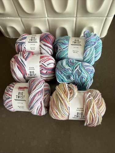Lotto cotone big twist - di, 6
