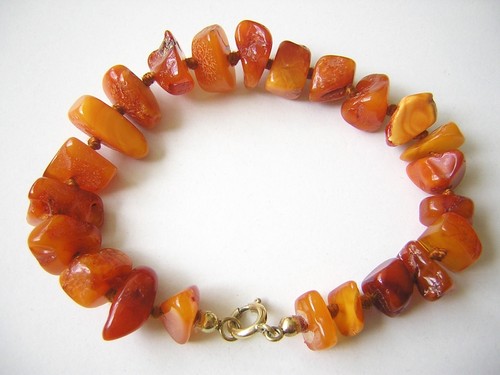 Bracciale ambra naturale - bracciale,