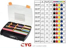 CB-HFT-SET3, kit di guaine COLORATE termorestringenti in valigetta