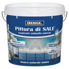 Teknica PITTURA DI SALE bianco