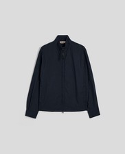 Aspesi Kong Giacca Bomber Stand Collare Blu Navy Taglia M