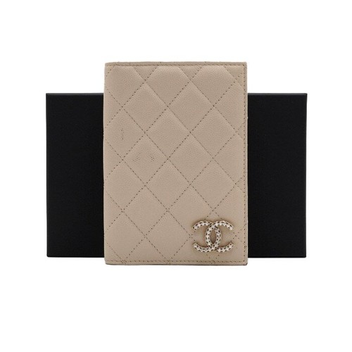 Chanel light beige crystal - chanel,