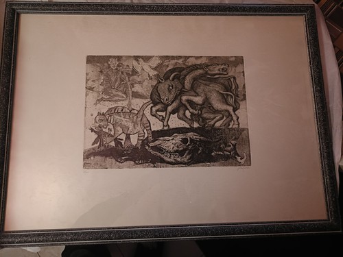 Acquaforte omaggio picasso - "omaggio, picasso"