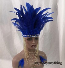 Showgirl Headpiece Carnival Party Headdress Samba Headdress Halloween Head Gear