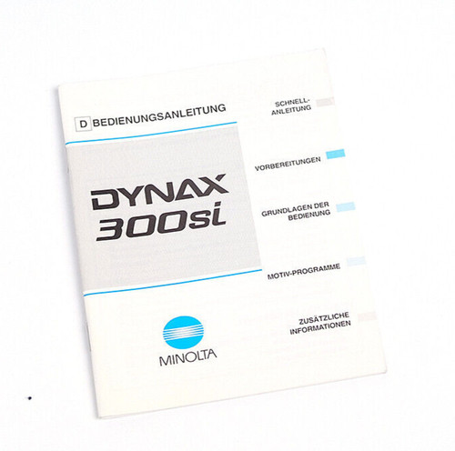 Minolta dynax 300si - dynax,