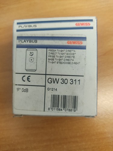 Gewiss playbus gw30311 presa - gewiss,