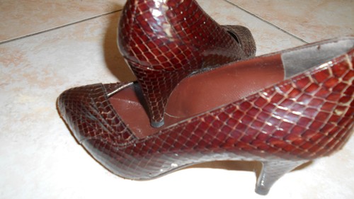 Scarpe pelle rettile - in,