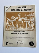 Advanced Dungeons and Dragons Steading Of The Hill Capo Gigante Stampa UK TSR 1978