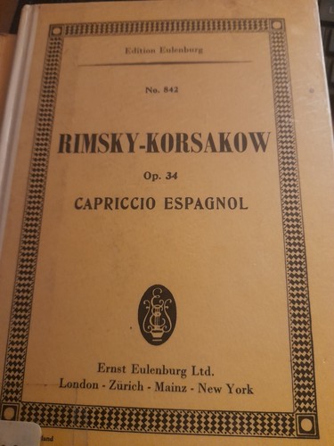 Rimsky korsakow capriccio - rimsky, korsakow/